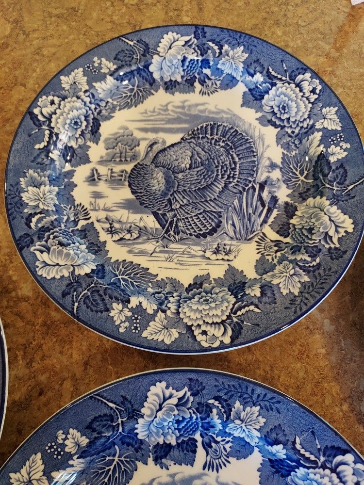 TURKEY ANTIQUE PLATES Just Arrived VINTAGE VAULT! NOBHILL! ** CASE #3 **10% OFF NOW!!