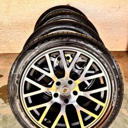 19 INCH RIMS AND TIRES 5x120