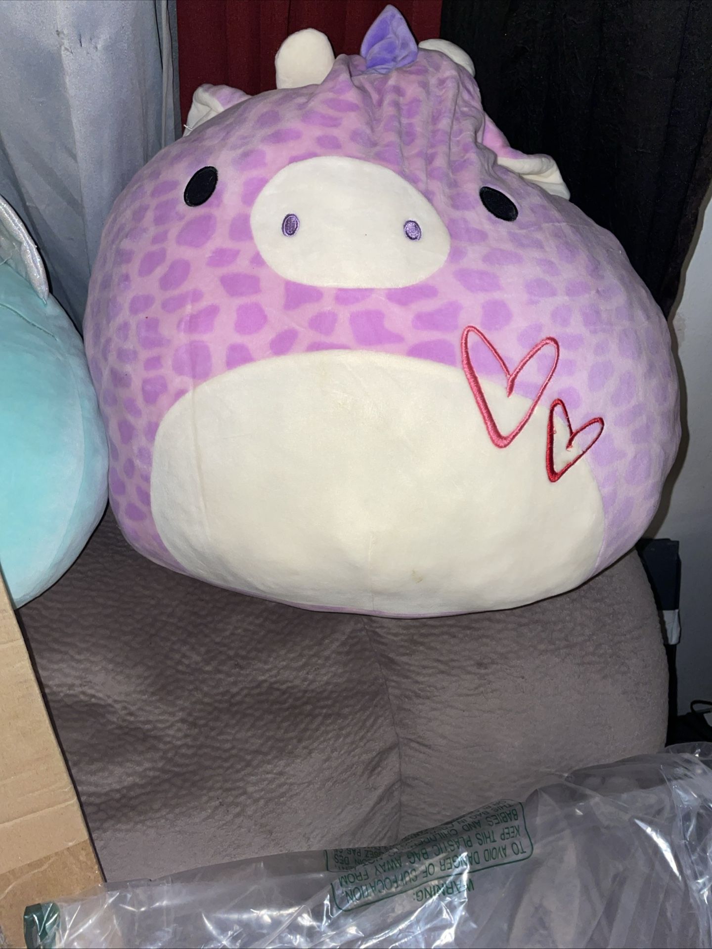 Rare Jazzy The Purple Giraffe Squishmellow 