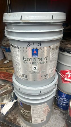 5gal Sherwin Williams Emerald Rain Refresh Flat “Timber Bark”