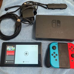 Nintendo Switch with case