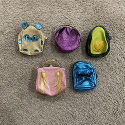 Shopkins Real Little Backpack Lot #1 (5 total)