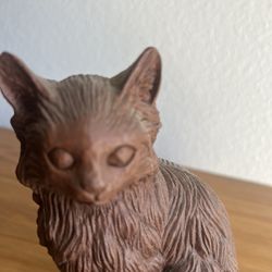 Vintage Avon Bottle Shaped Like a Black Cat Cotillion Cologne Perfume My Heart Glass Perfume Bottle