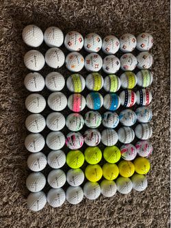 Taylor Made 63 used golf balls