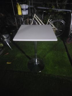 Mesa Alta Metal Y Madera