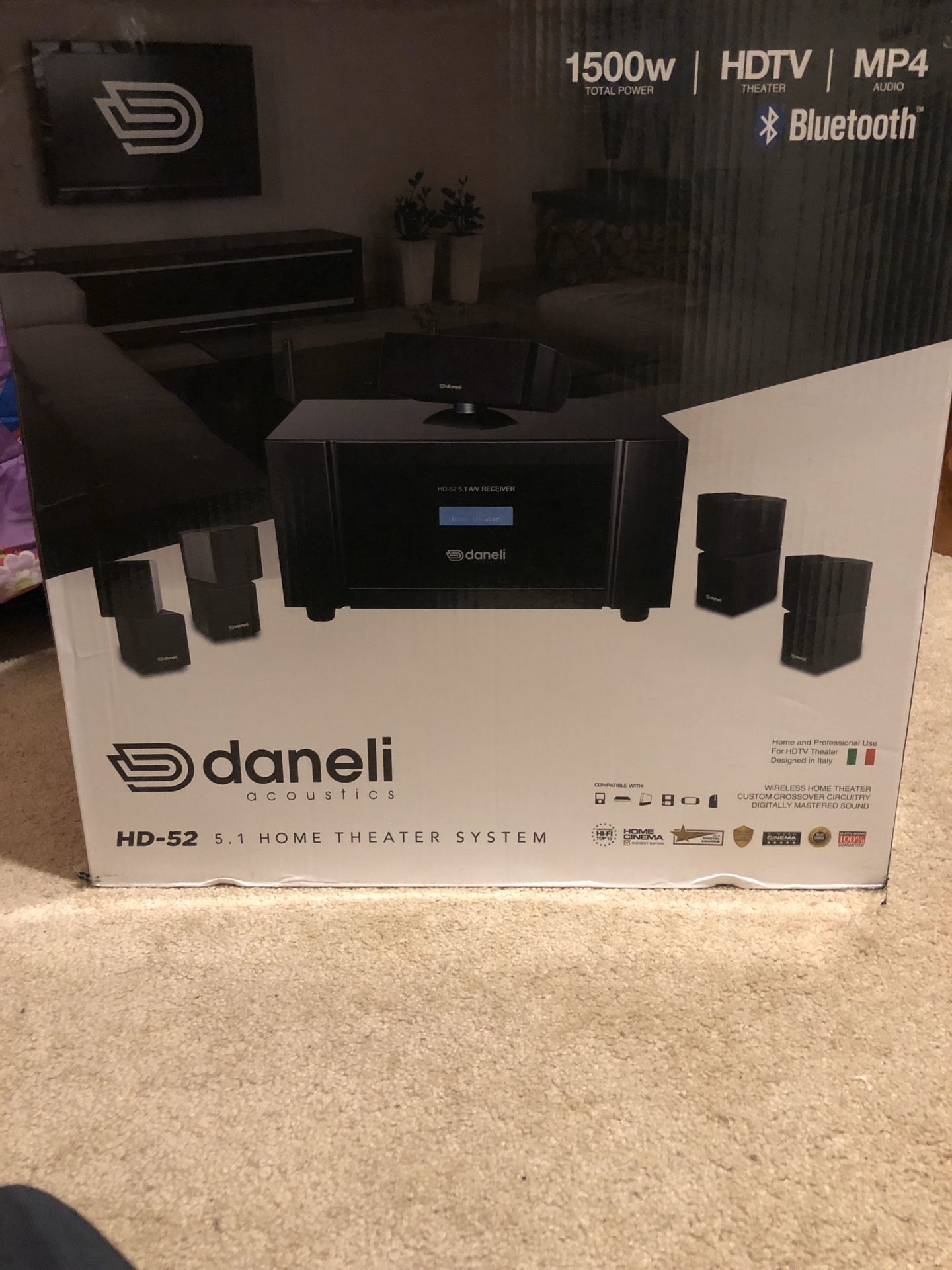 Daneli Acoustics HD - 52 HOME THEATER SYSTEM