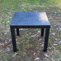Black End Side Table