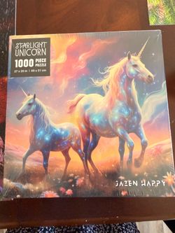 NEW- Starlight Unicorn 1000 piece puzzle