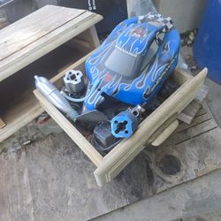 Nitro RC car parts.