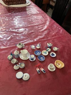 Miniature Porcelain Tea Set Collection