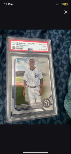 Roderick arias psa 9 Yankees graded card