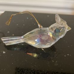 Cardinal Bird Clear Acrylic