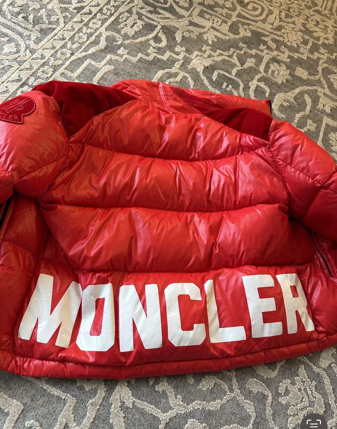 Jacket Moncler Red S
