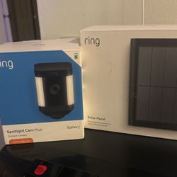 Ring Solar Panel And Spotlight Cam Plus