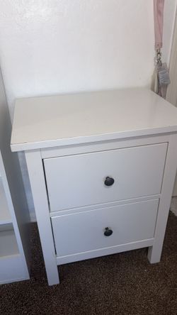White nightstand