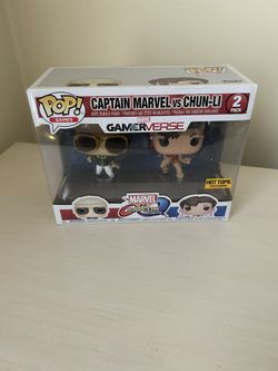 Captain Marvel vs Chun-Lee Two Pack Funko Pop
