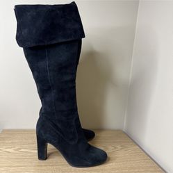 Loft Black Suede Boots