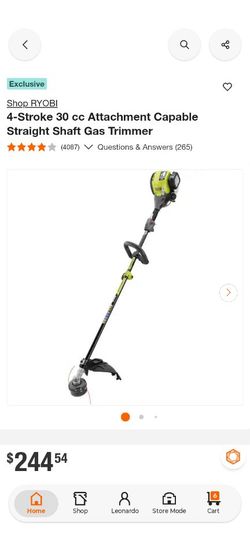 Ryobi straight trimmer