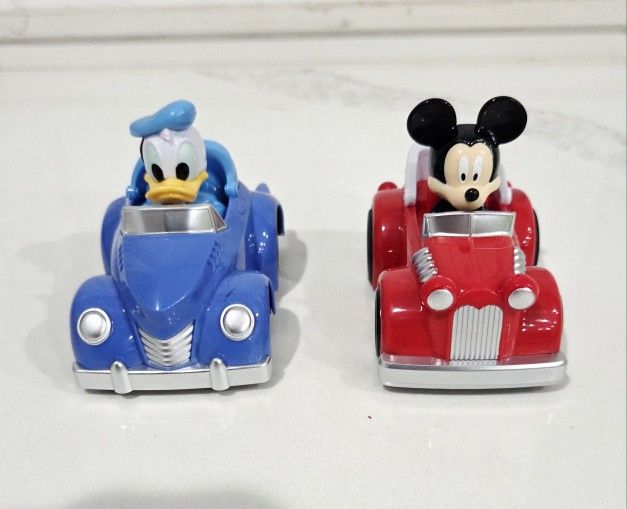 Disney Junior Donald & Mickey Pull Back Cars (both)
