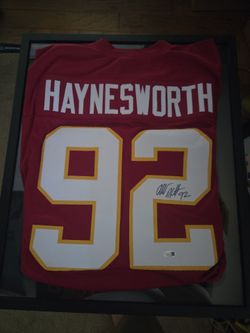 Haynesworth #92 Signed Football Jersey JSA Certified