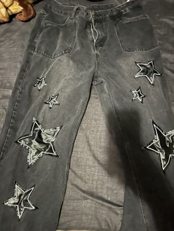 low rise star jeans