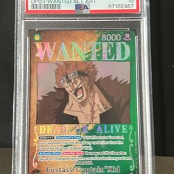 Captain Kid Wanted Alt Art Psa 10