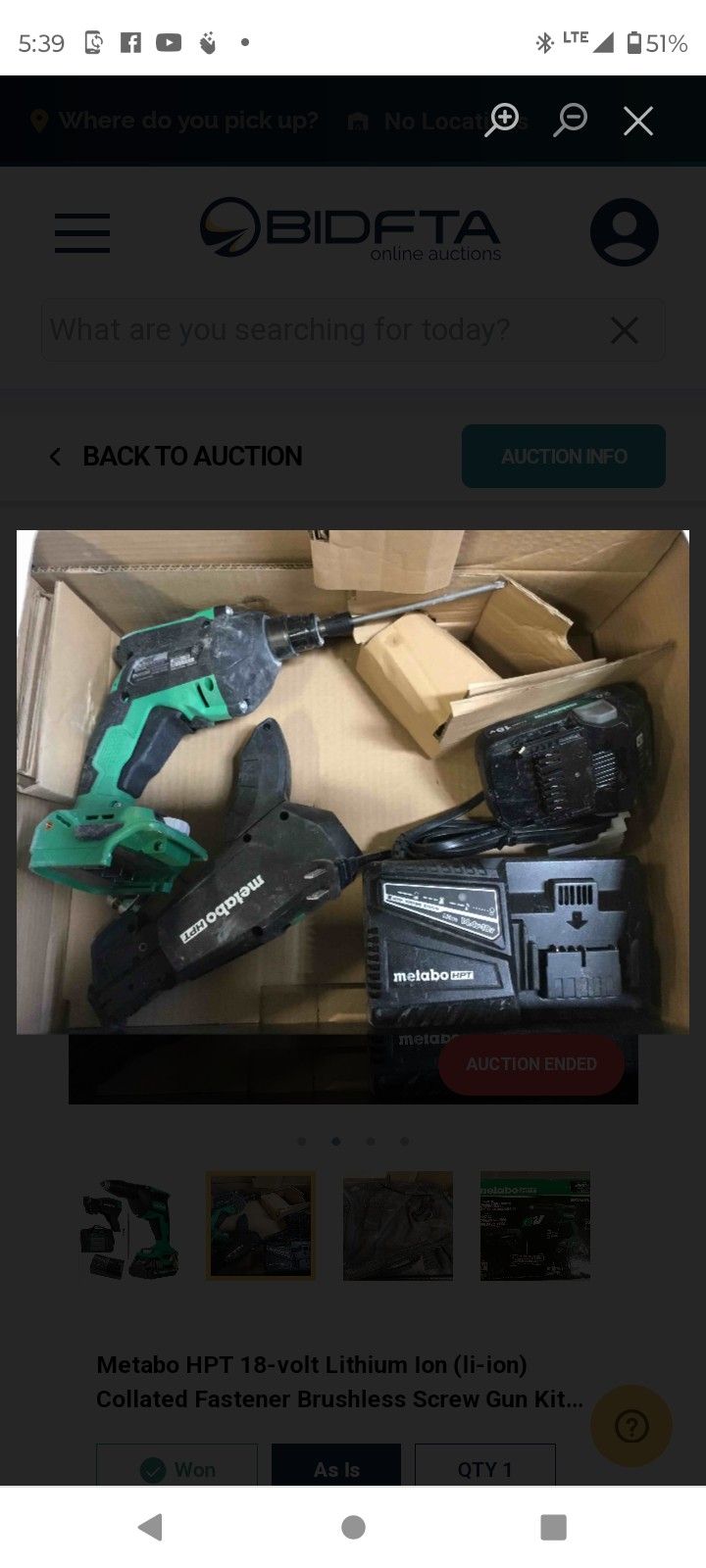 Metabo HPT 18 volt Lithium ION(li-ion) Collated Fastener Brushless Screw Gun Kit.