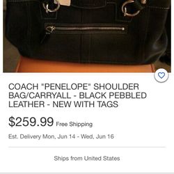 Coach Handbag