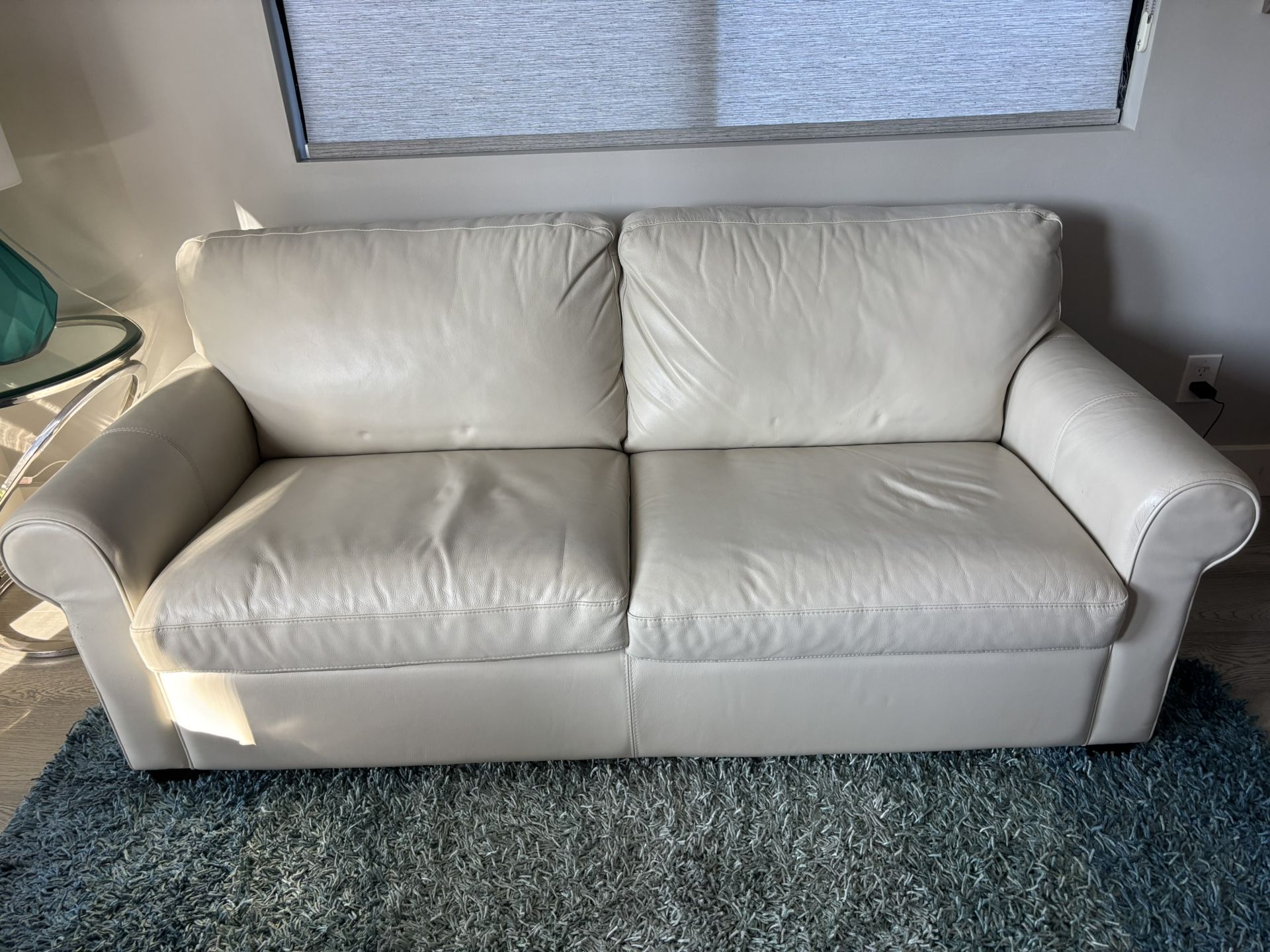 Sofa Couch Bed Leather