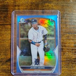 Javier Osorio 110/150 - 1st Bowmen Chrome Blue & 1st Bowmen Cards !!