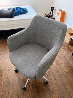Velvet fabric desk chair