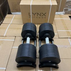 ( BRAND NEW IN BOX ) Pair Of 80lb Adjustable Dumbbells - Click On My Profile For More Gym Equipment 