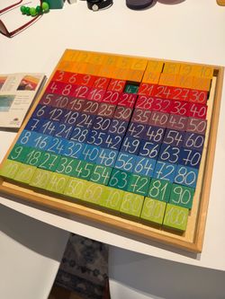 GRIMM’S Counting with Colors Wooden Math Set – $160 Retail – Excellent Condition