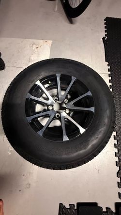 14” TRAILER WHEEL & BRAND-NEW TIRE