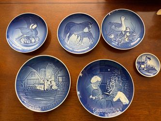 Royal Copenhagen B&G commemorative plates