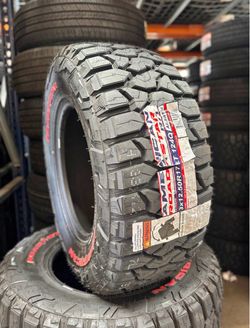 33x12.50R17 American RT RED Letter new tires installed and balanced
