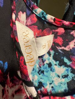 Degree Floral Print Top Size XL