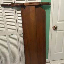 wood bed frame 