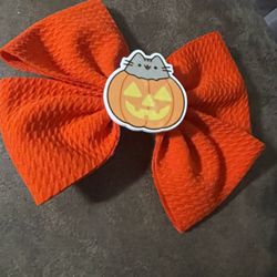 Pumpkin Hair Bow