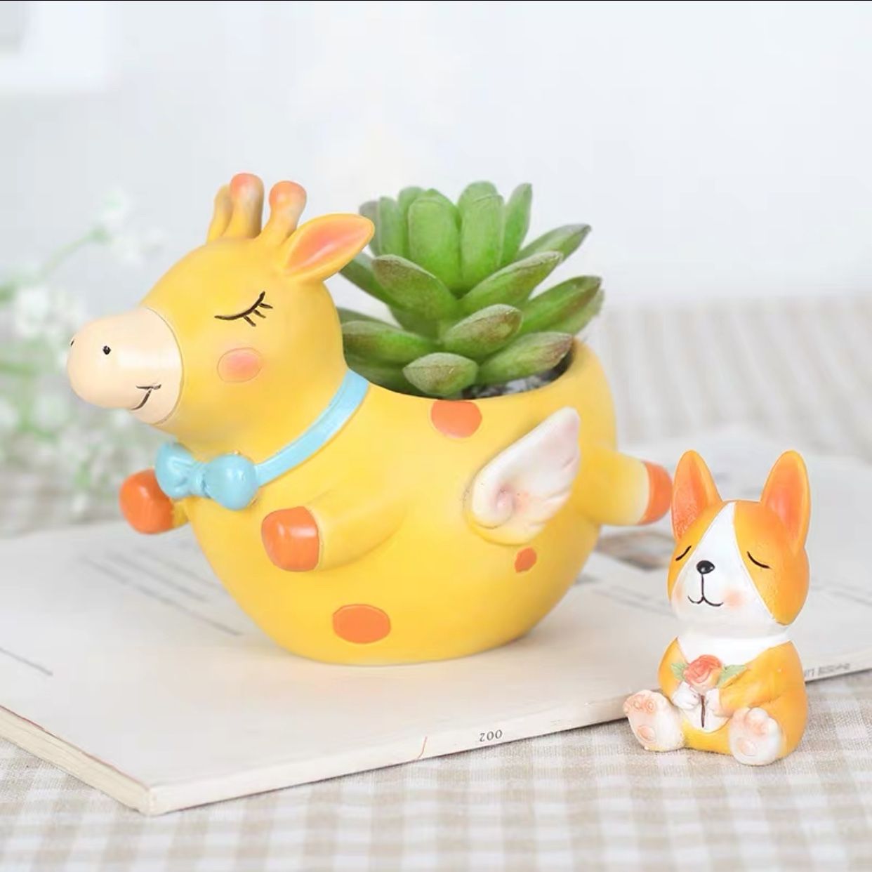 Flower pot, Resin Succulent Pot