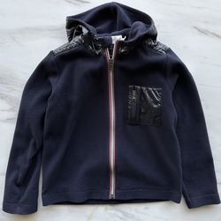 Pre Owned Moncler Kids Zip Fleece Hoody Size 10