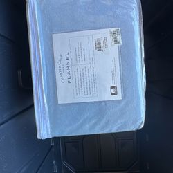 Light Blue Flannel Sheet Set