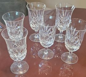 Six Nachtman  Germany water and iced tea goblets in perfect condition
