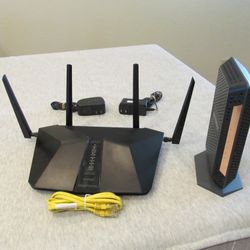 Cox Cable Modem Netgear CM1100 & Netgear WiFi 6 Router RAX45