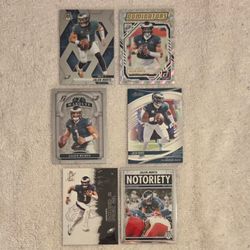 JALEN HURTS COLLECTION OF FOOTBALL CARDS PLAYER LOT QB PHI EAGLES PANINI TOPPS