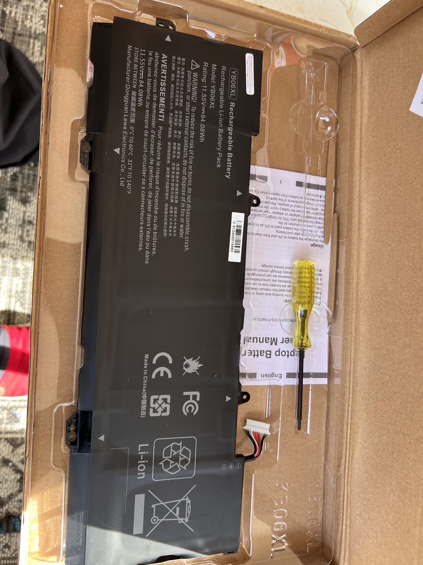 YB06XL 928427-271 Laptop Battery for HP Spectre x360 Convertible 15-CH 15-CH0XX 15-CH000TX 15-CH002TX 15-CH011DX 15-CH010TX 15-CH012TX 15t-CH000 Serie