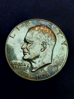 1976 Eisenhower Bicentennial S Mint Dollar Coin