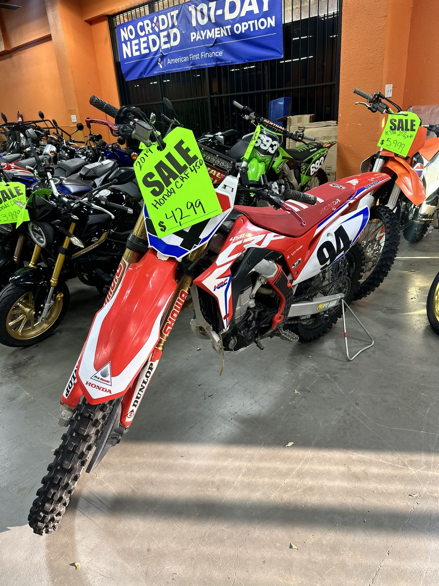 Honda CRF 450 Dirt Bike