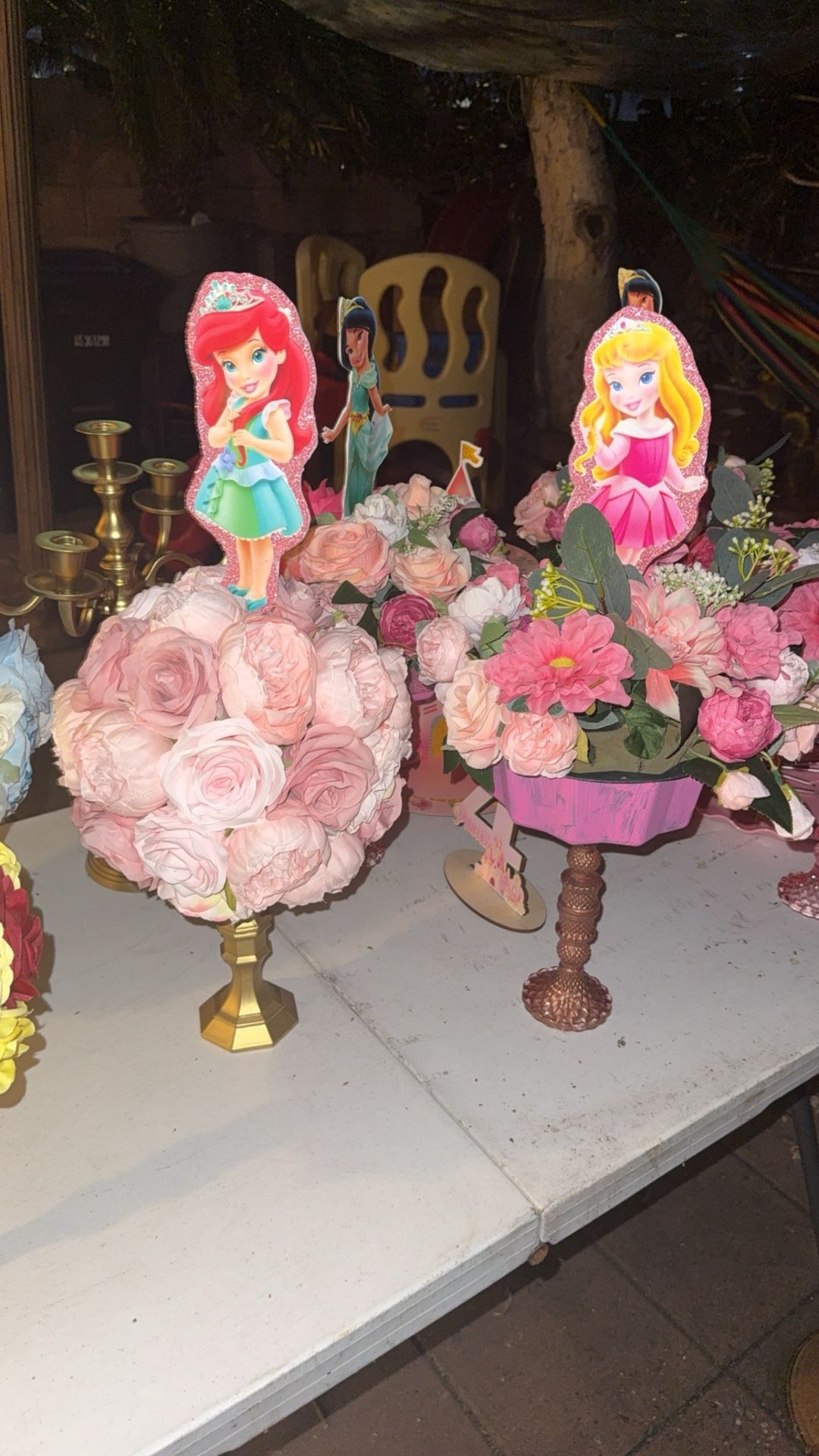 Princess Center Pieces