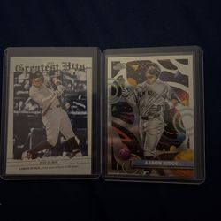 2  Aaron Judge cards